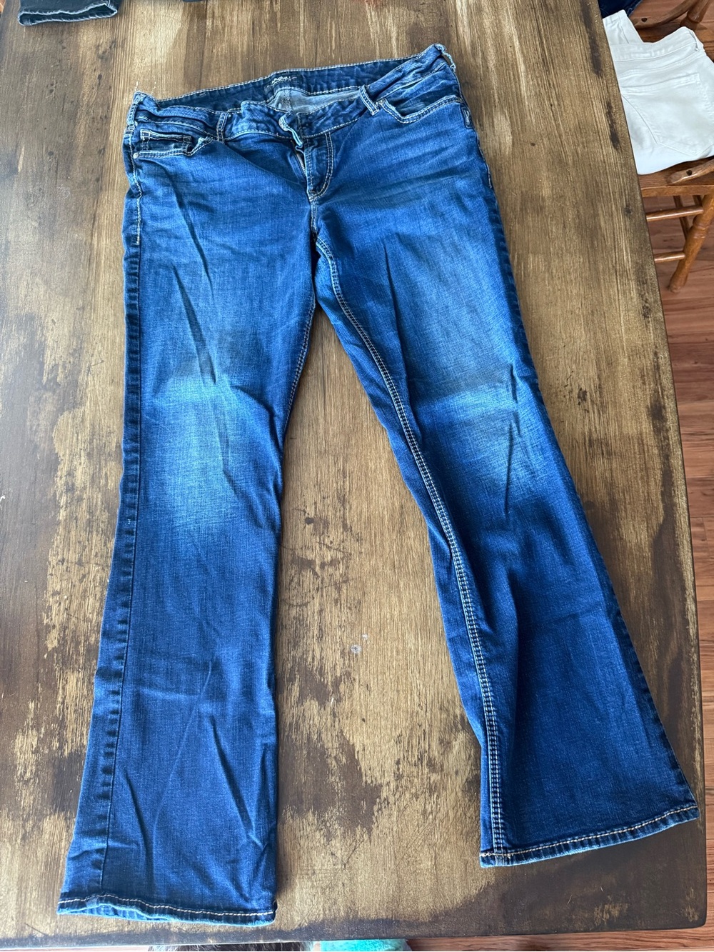 Silver Bootcut Jeans